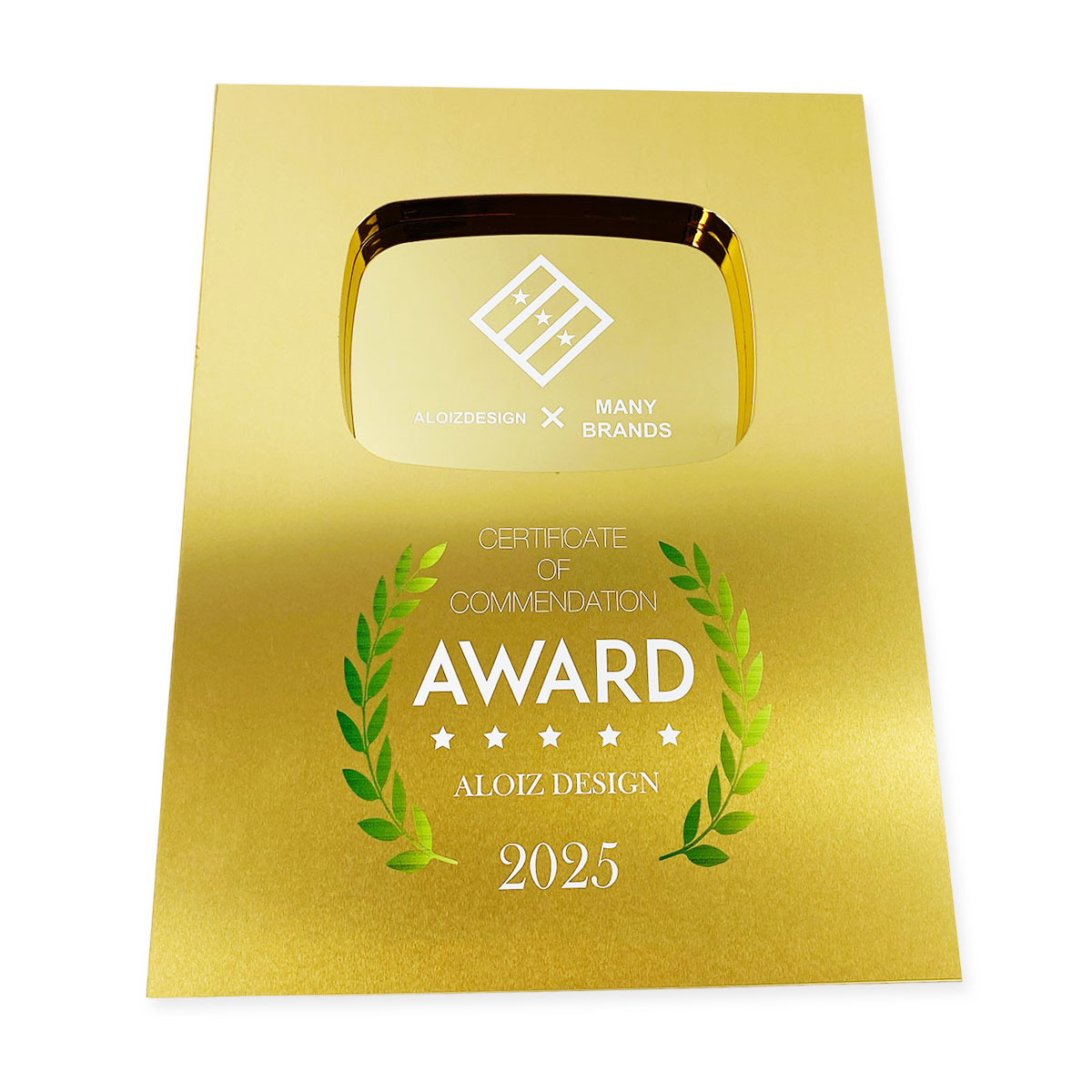 おしゃれな表彰盾