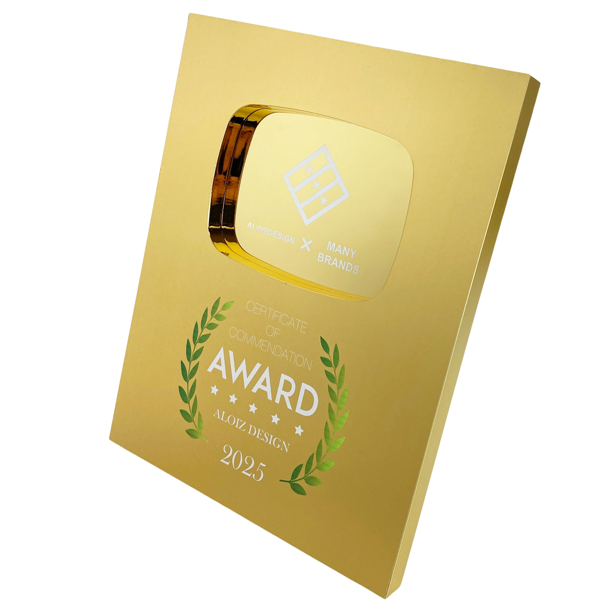 おしゃれな表彰盾